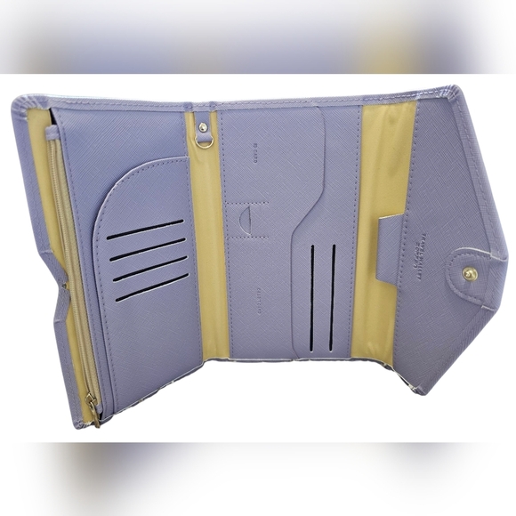 Zoppen Lavender Envelope Clutch Travel Wallet, New With Out Tags - Picture 5 of 5